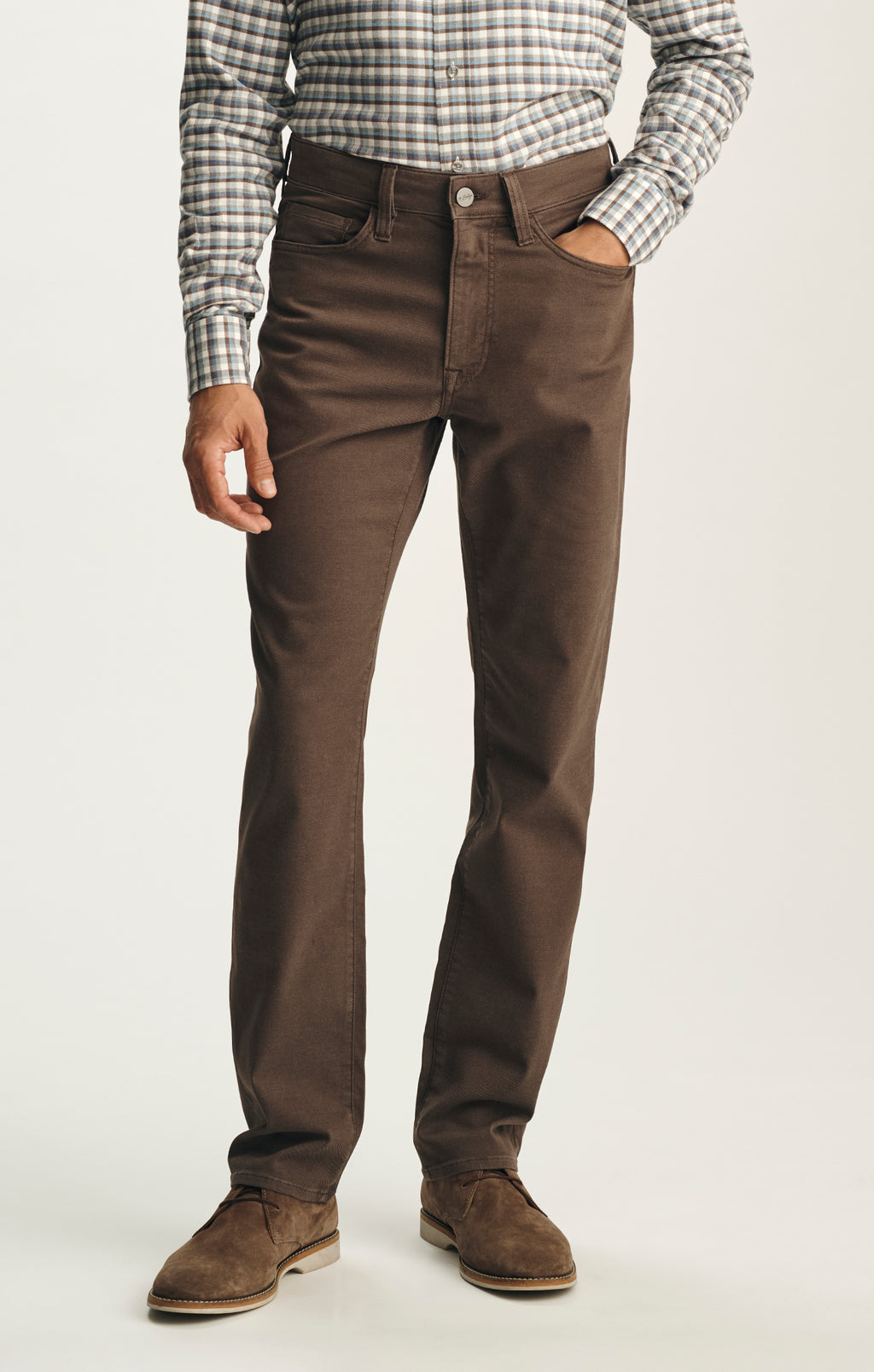 Charisma Relaxed Straight Pants in Chai CoolMax
