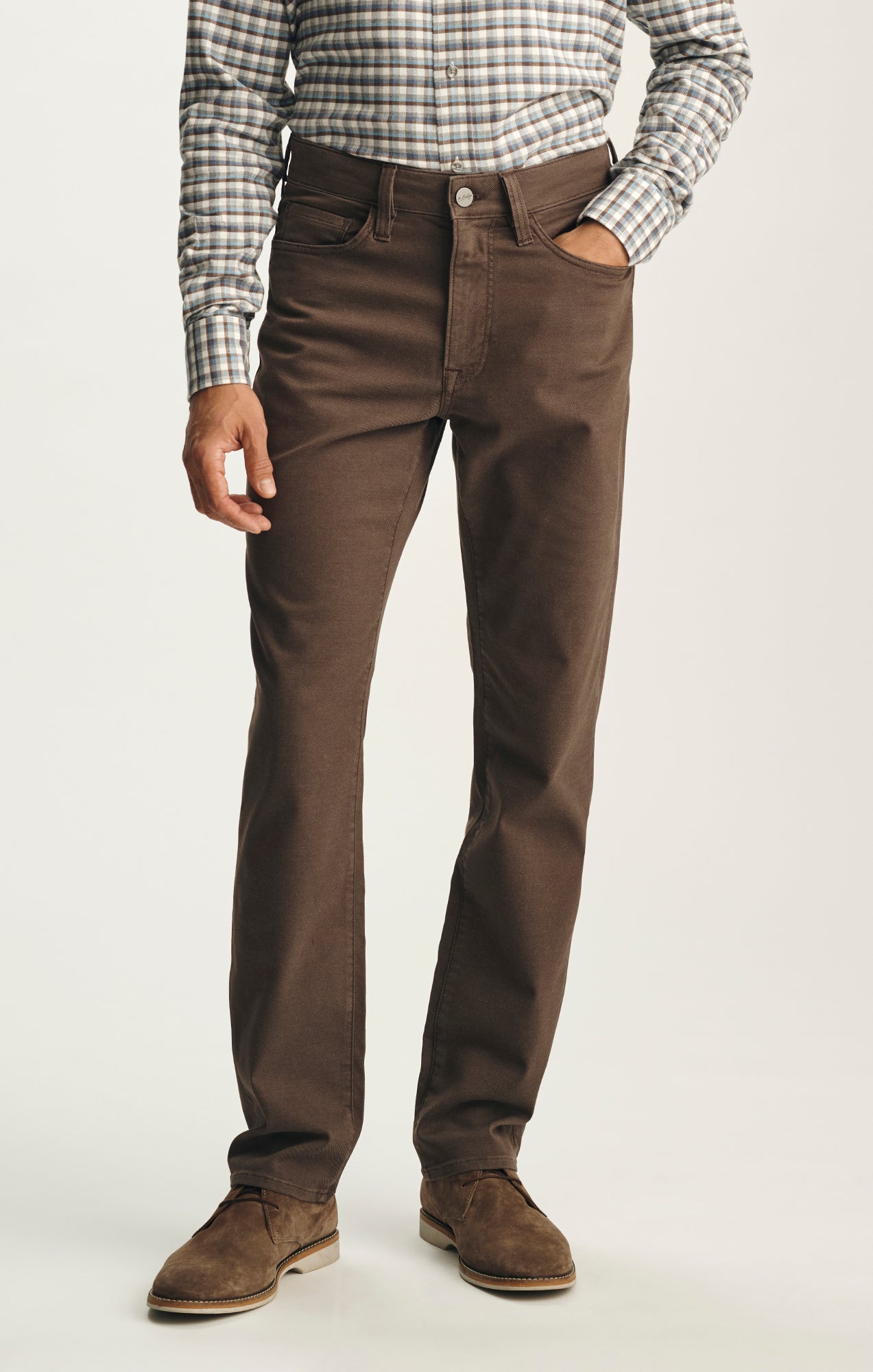 Charisma Relaxed Straight Pants in Chai CoolMax