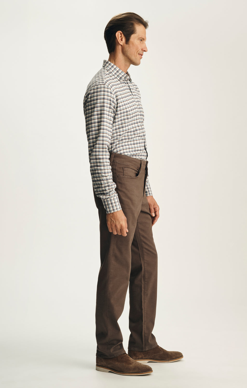 Charisma Relaxed Straight Pants in Chai CoolMax