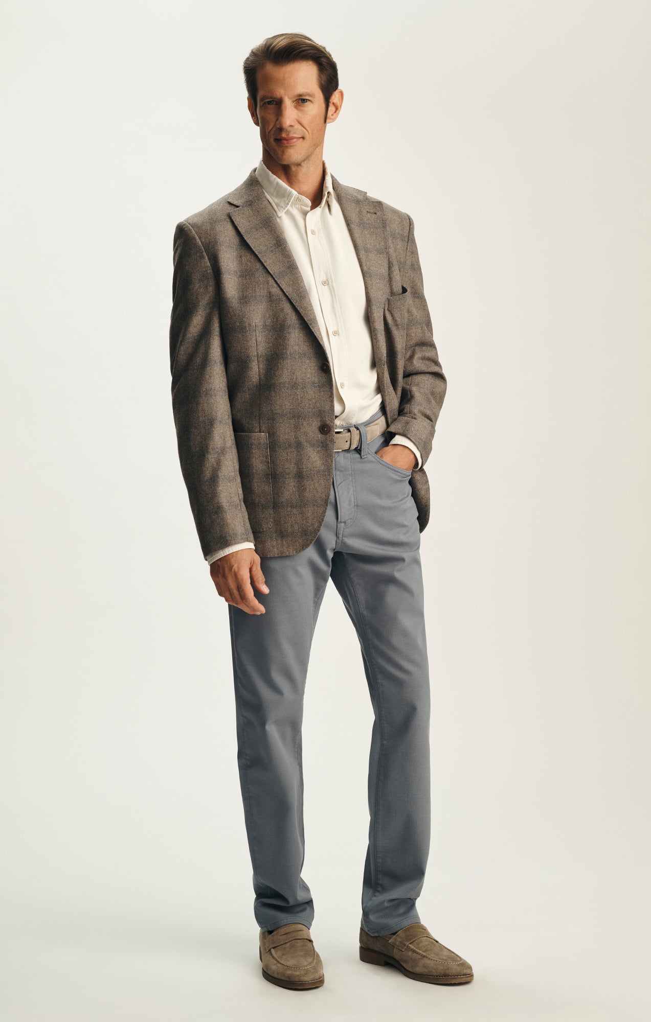 Charisma Relaxed Straight Pants in Freeze CoolMax