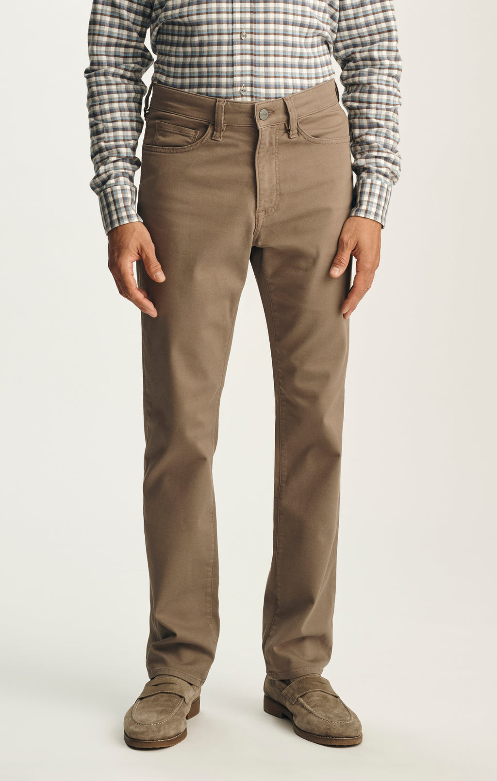 Charisma Relaxed Straight Pants in Clay CoolMax