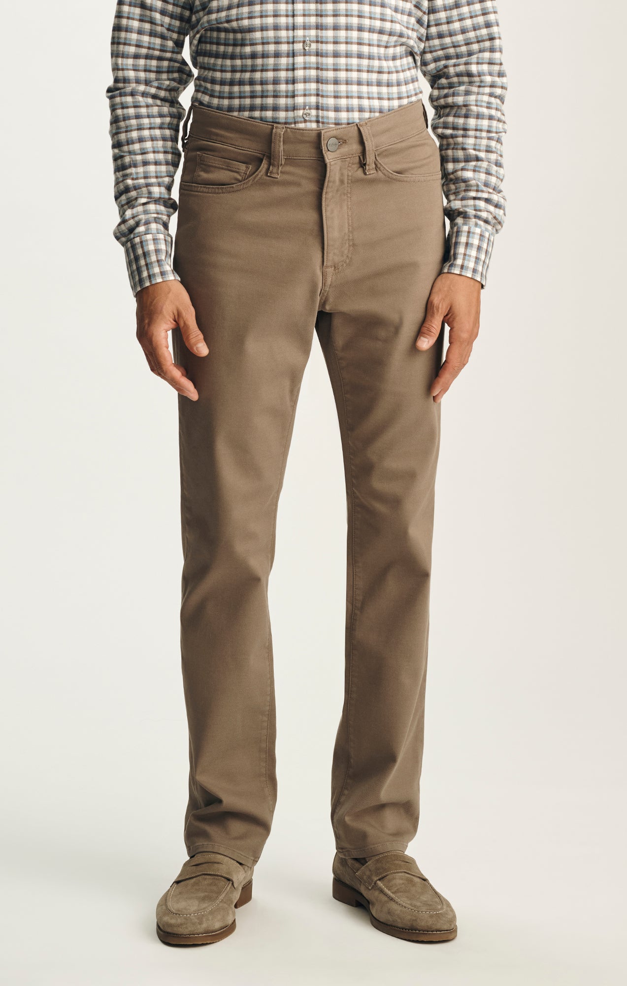 Charisma Relaxed Straight Pants in Clay CoolMax