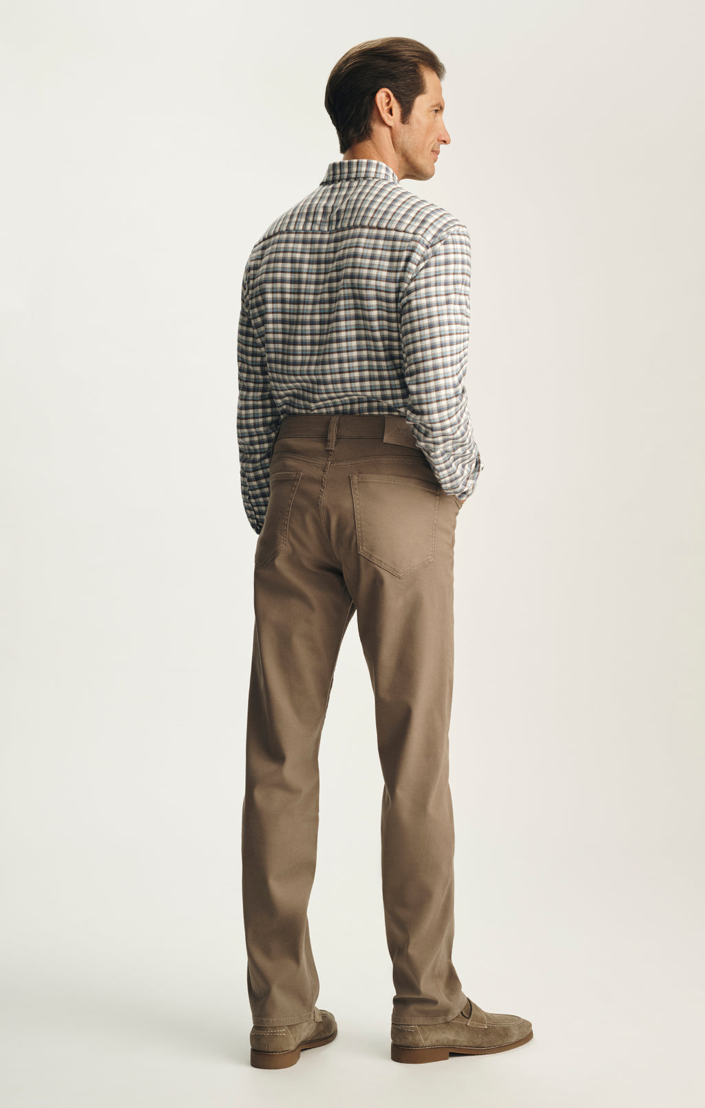 Charisma Relaxed Straight Pants in Clay CoolMax