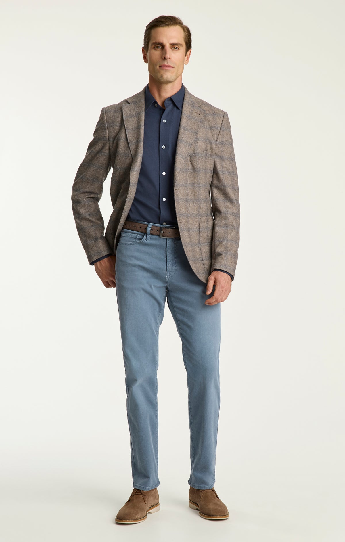 Charisma Relaxed Straight Pants in Stone Urban
