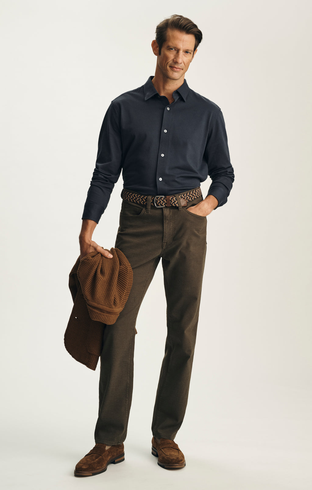 Charisma Relaxed Straight Pants in Cactus CoolMax