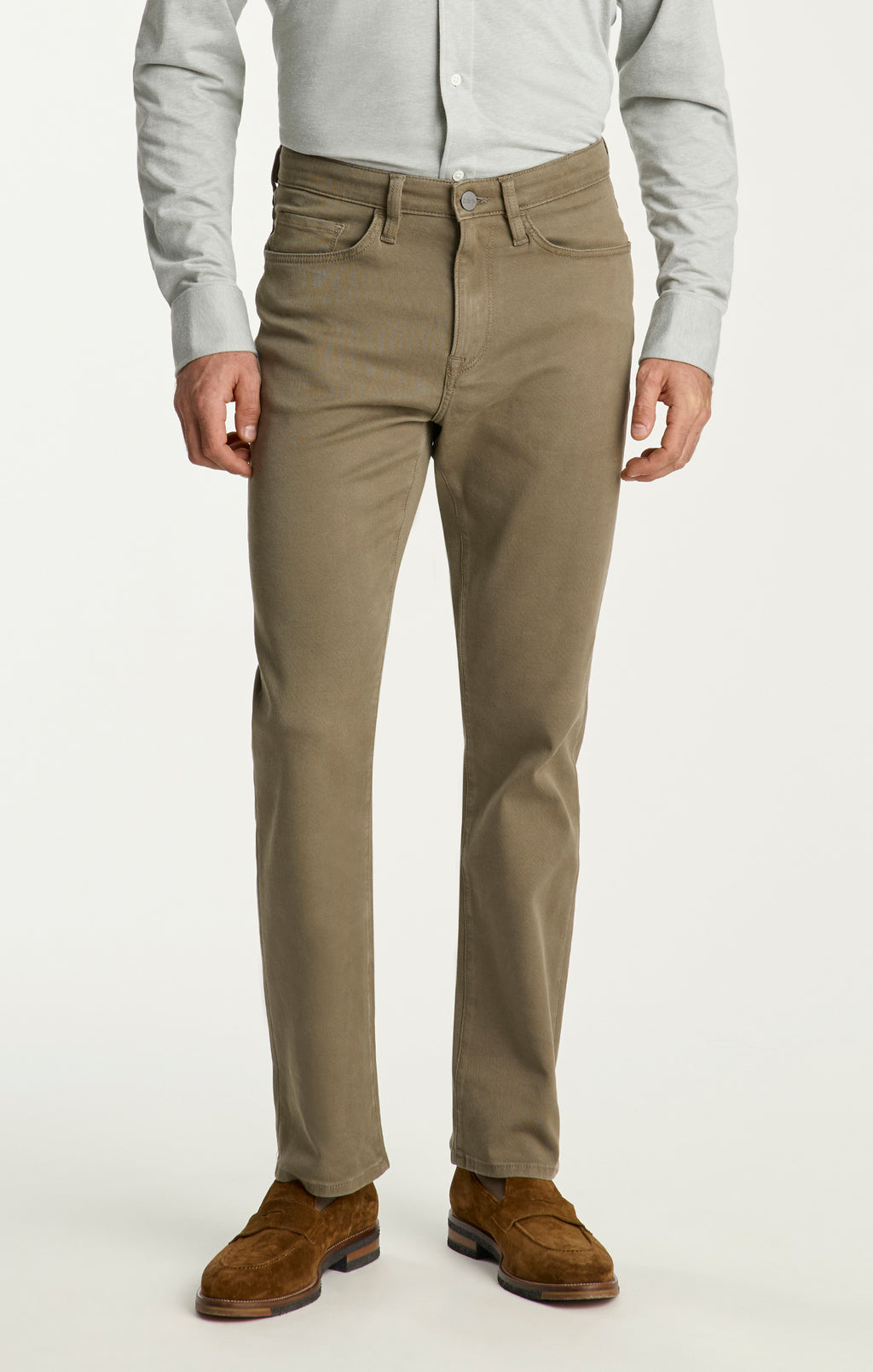 Charisma Relaxed Straight Pants in Mercury Cloud Luxe
