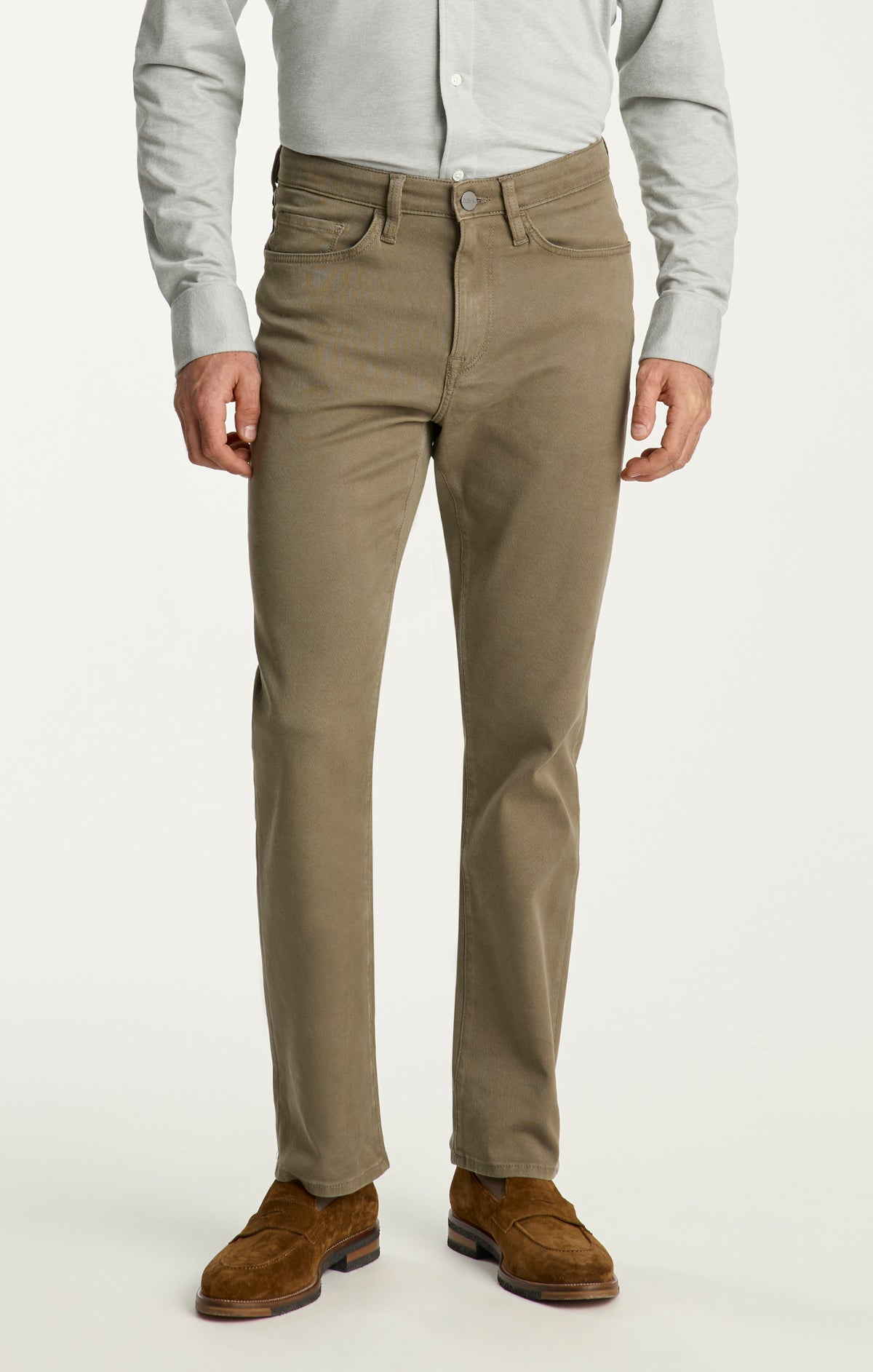 Charisma Relaxed Straight Pants in Mercury Cloud Luxe