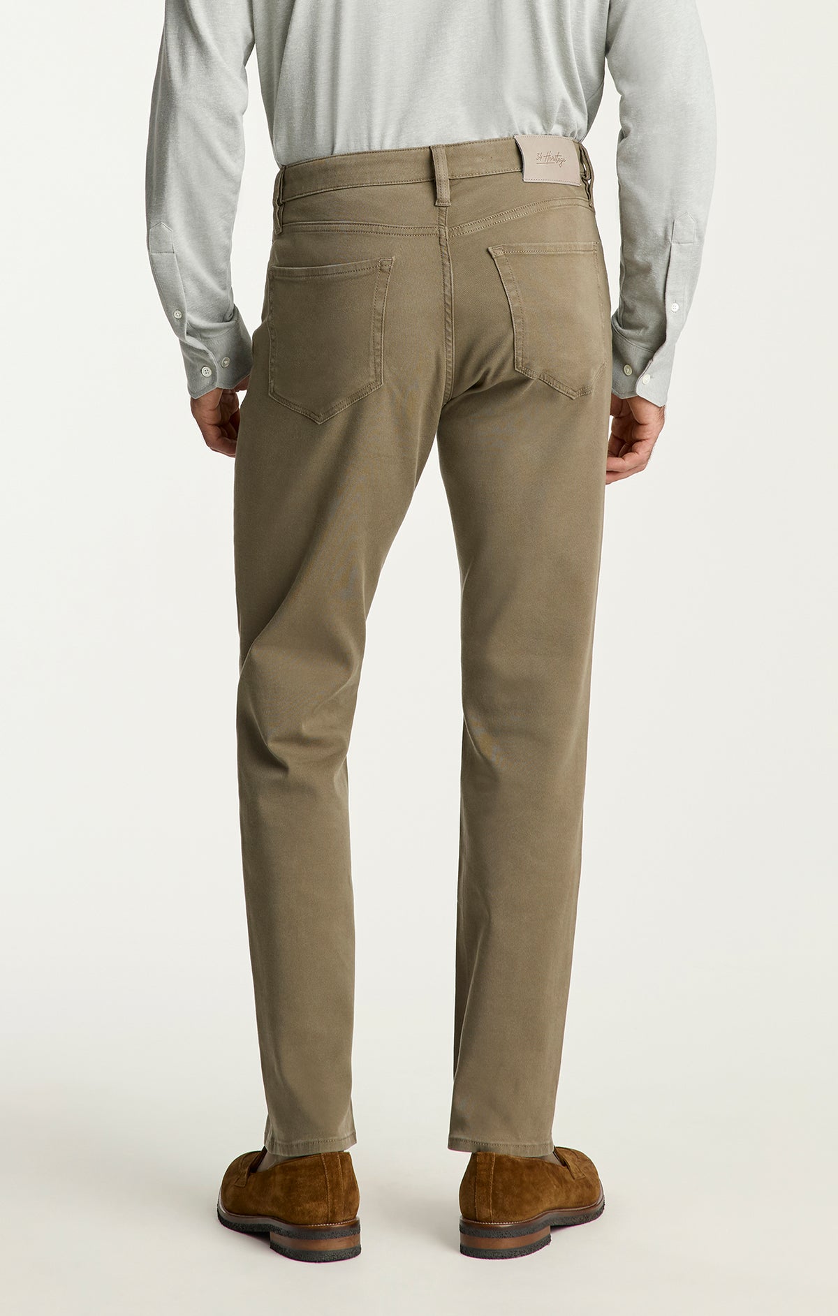 Charisma Relaxed Straight Pants in Mercury Cloud Luxe