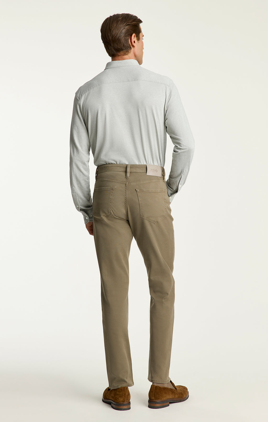 Charisma Relaxed Straight Pants in Mercury Cloud Luxe