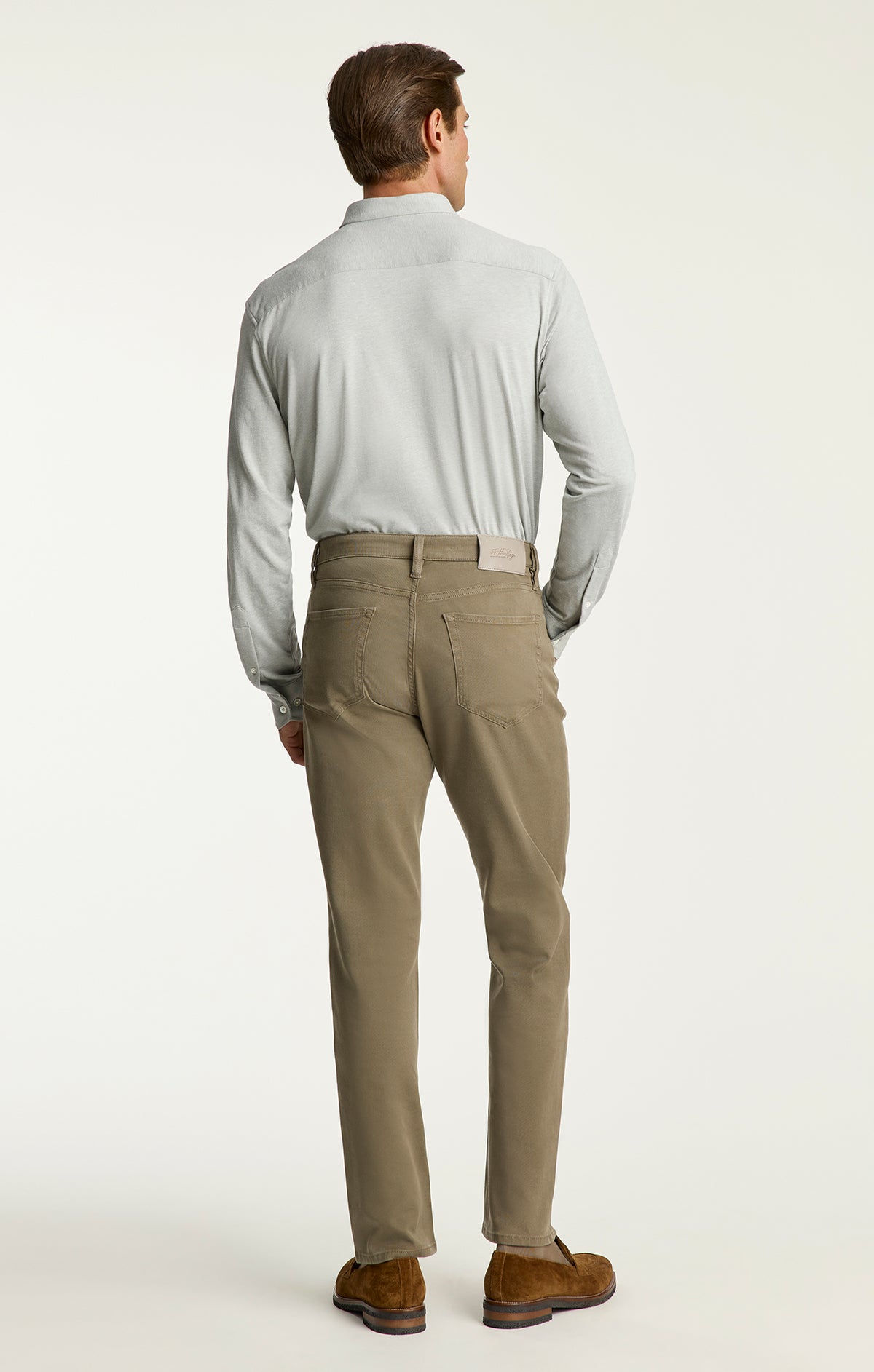 Charisma Relaxed Straight Pants in Mercury Cloud Luxe