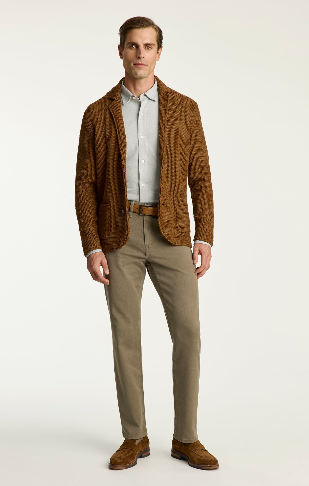 Charisma Relaxed Straight Pants in Mercury Cloud Luxe