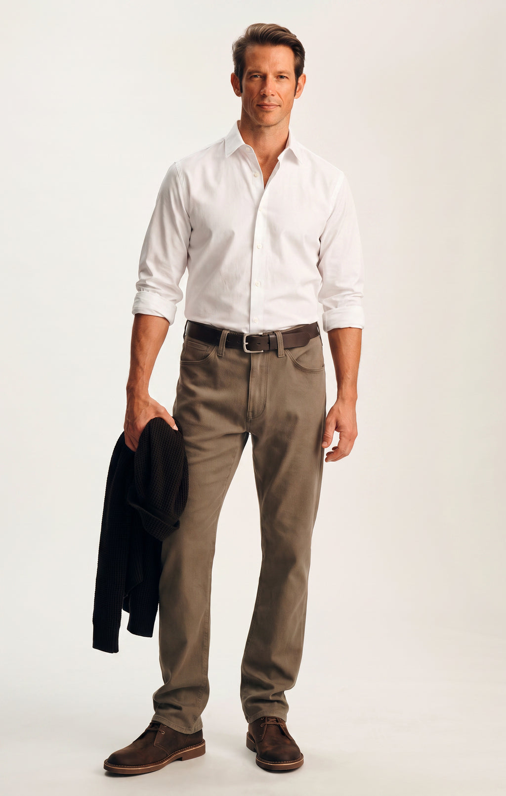 Charisma Relaxed Straight Pants in Mercury Cloud Luxe