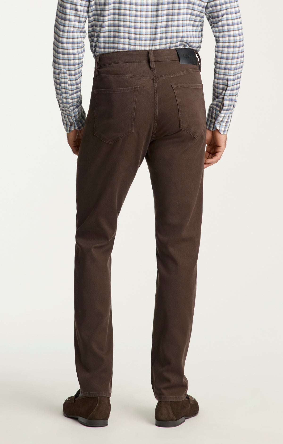 Charisma Relaxed Straight Pants in Chocolate Cloud Luxe