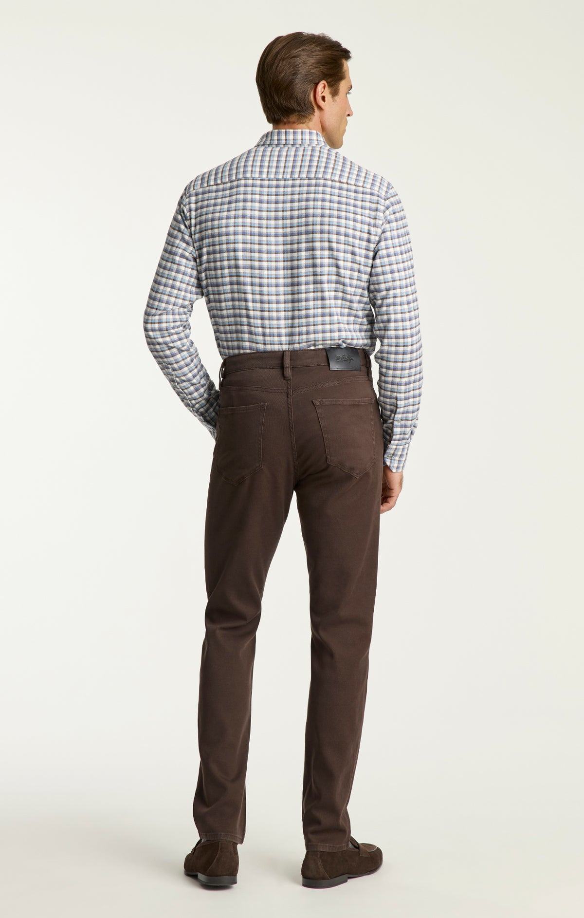 Charisma Relaxed Straight Pants in Chocolate Cloud Luxe