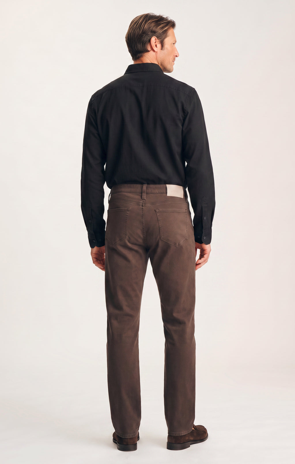 Charisma Relaxed Straight Pants in Chocolate Cloud Luxe