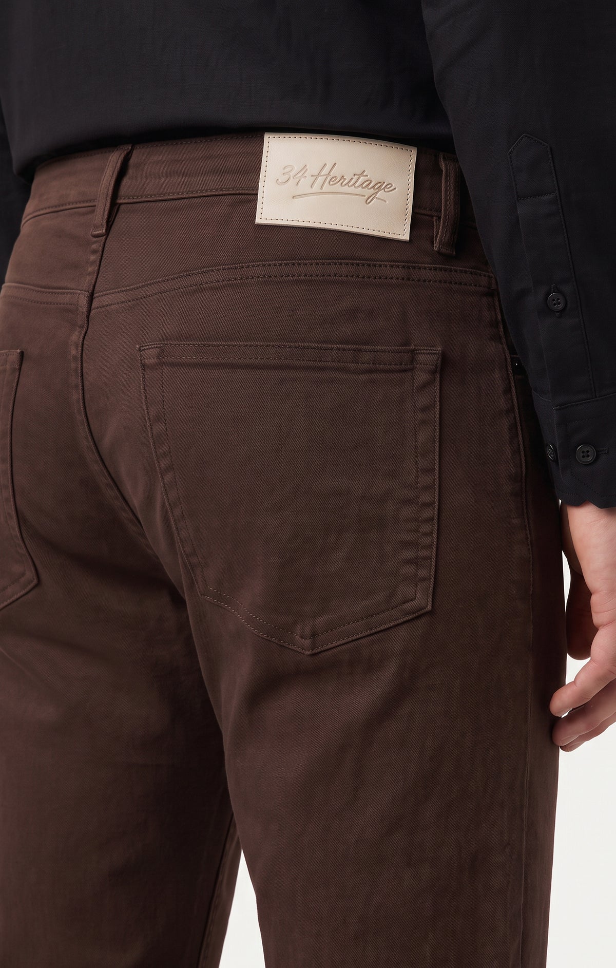 Charisma Relaxed Straight Pants in Chocolate Cloud Luxe