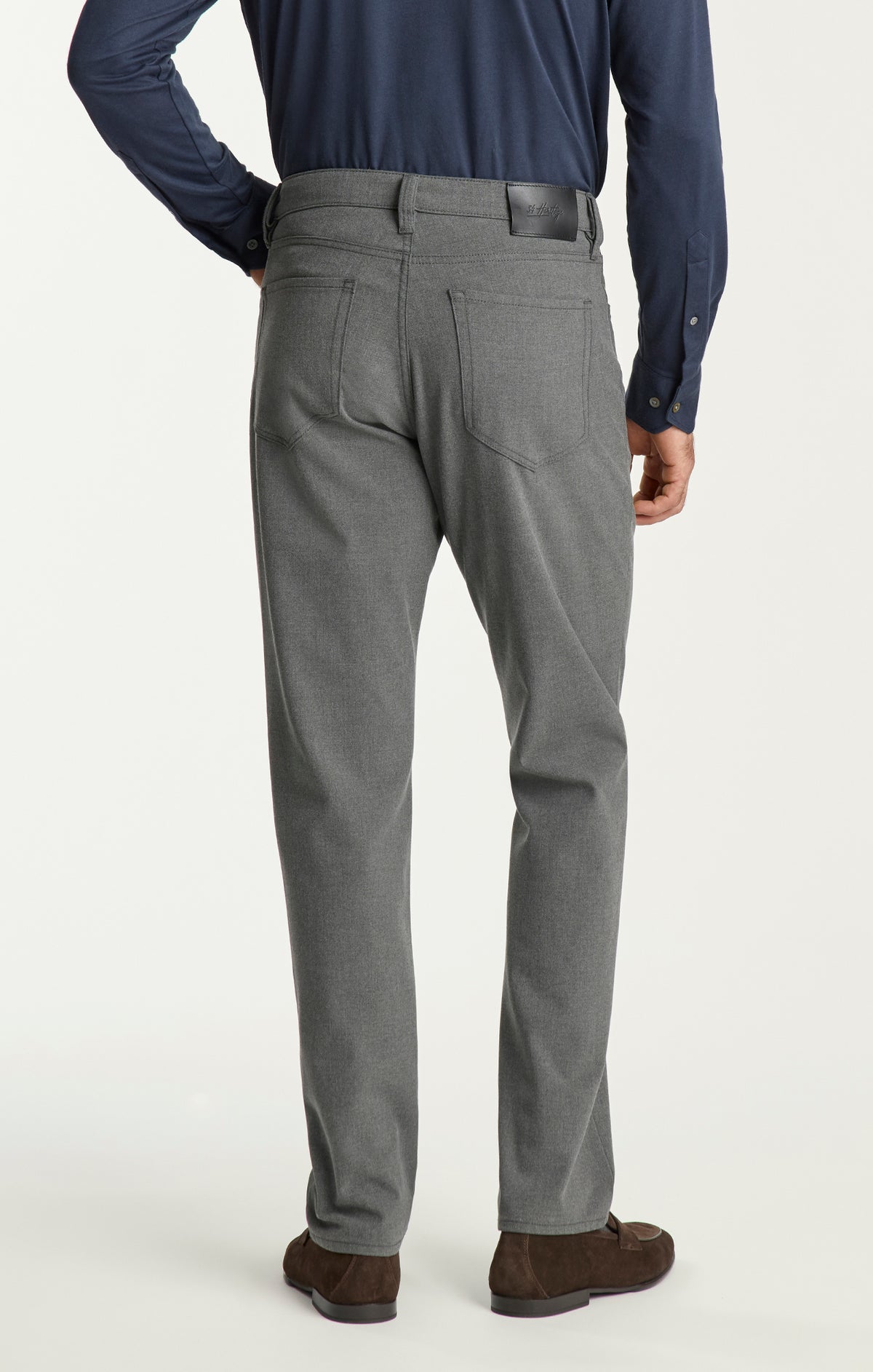 Charisma Relaxed Straight Pants in Charcoal Supreme