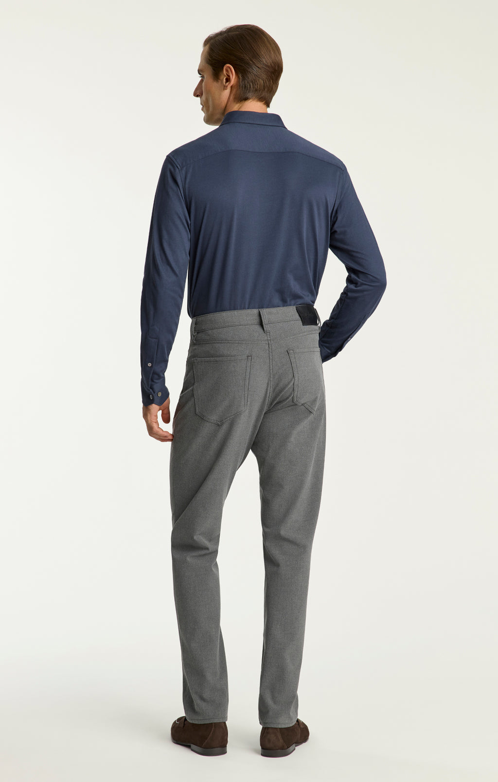 Charisma Relaxed Straight Pants in Charcoal Supreme