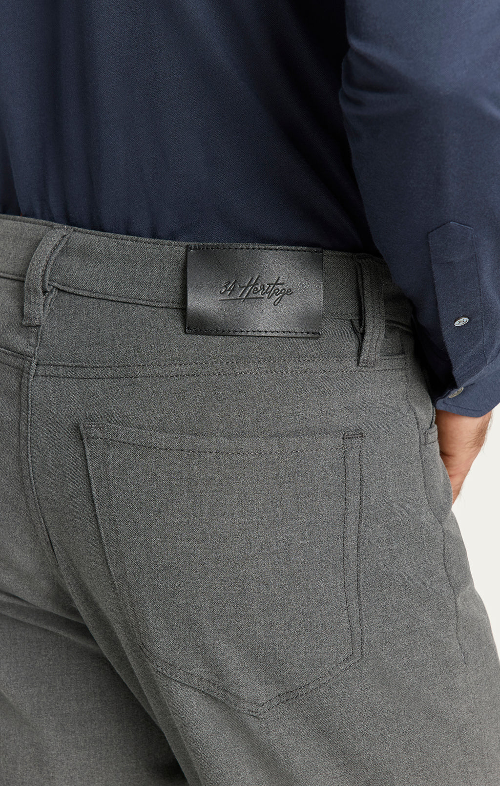 Charisma Relaxed Straight Pants in Charcoal Supreme