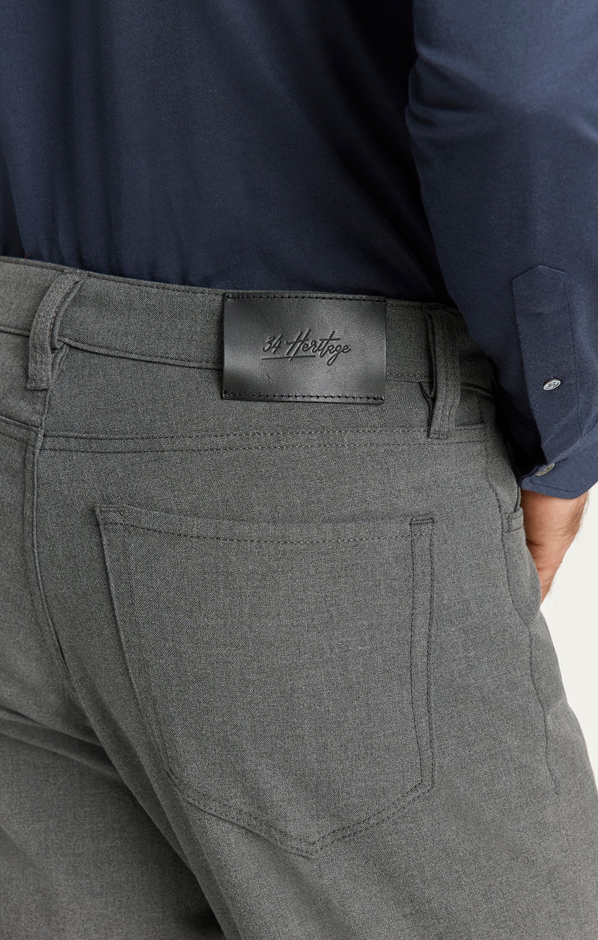 Charisma Relaxed Straight Pants in Charcoal Supreme