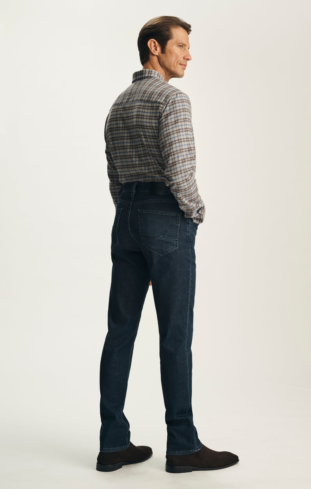 Charisma Relaxed Straight Jeans in Dark Sporty
