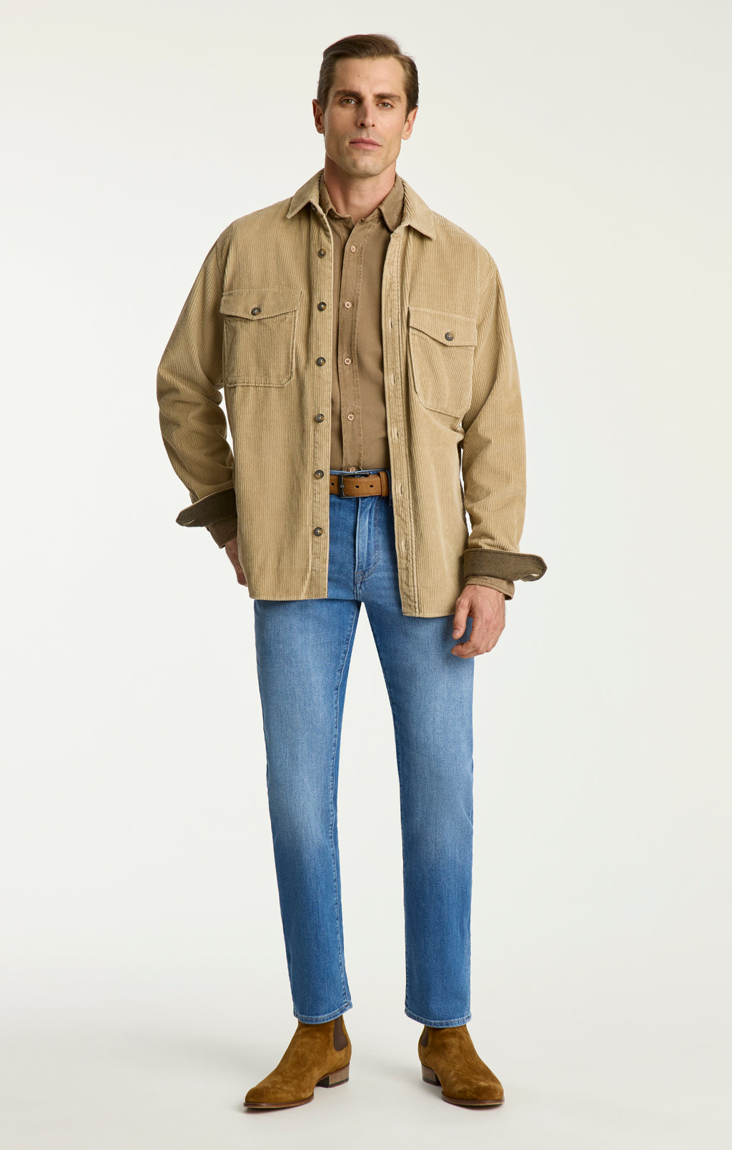 Charisma Relaxed Straight Jeans in Light Foggy Aerodenim