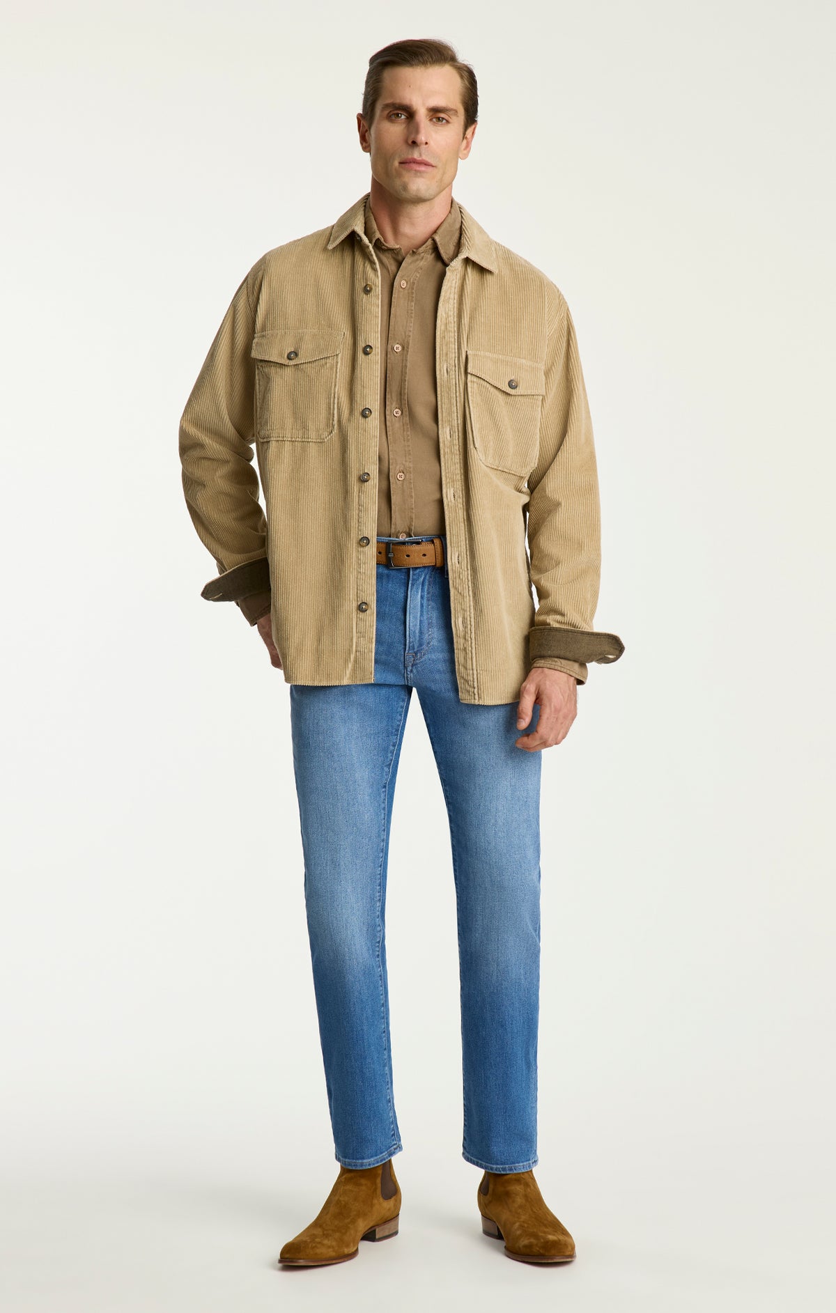Charisma Relaxed Straight Jeans in Light Foggy Aerodenim