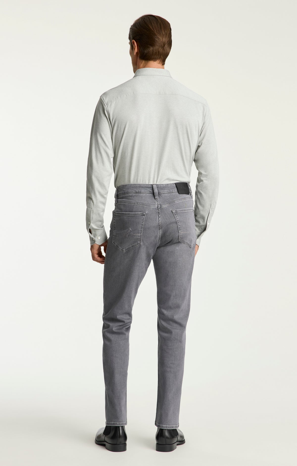 Charisma Relaxed Straight Jeans in Light Smoke Brushed Urban