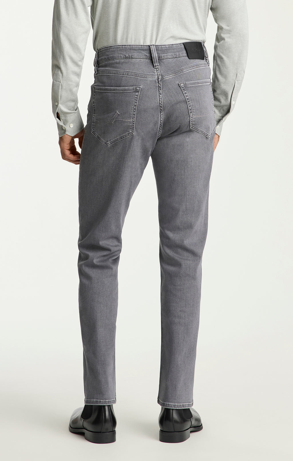 Charisma Relaxed Straight Jeans in Light Smoke Brushed Urban