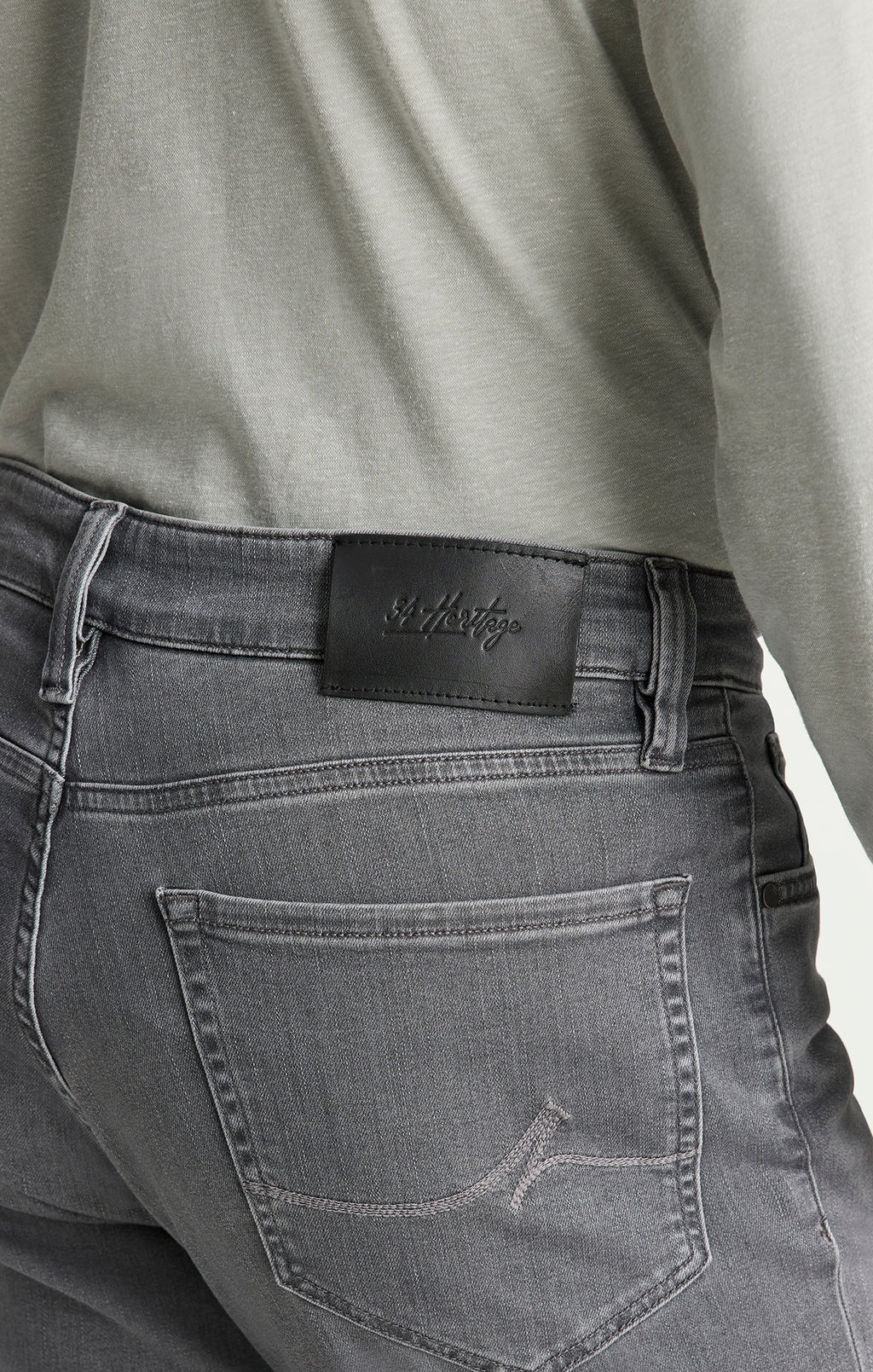 Charisma Relaxed Straight Jeans in Light Smoke Brushed Urban