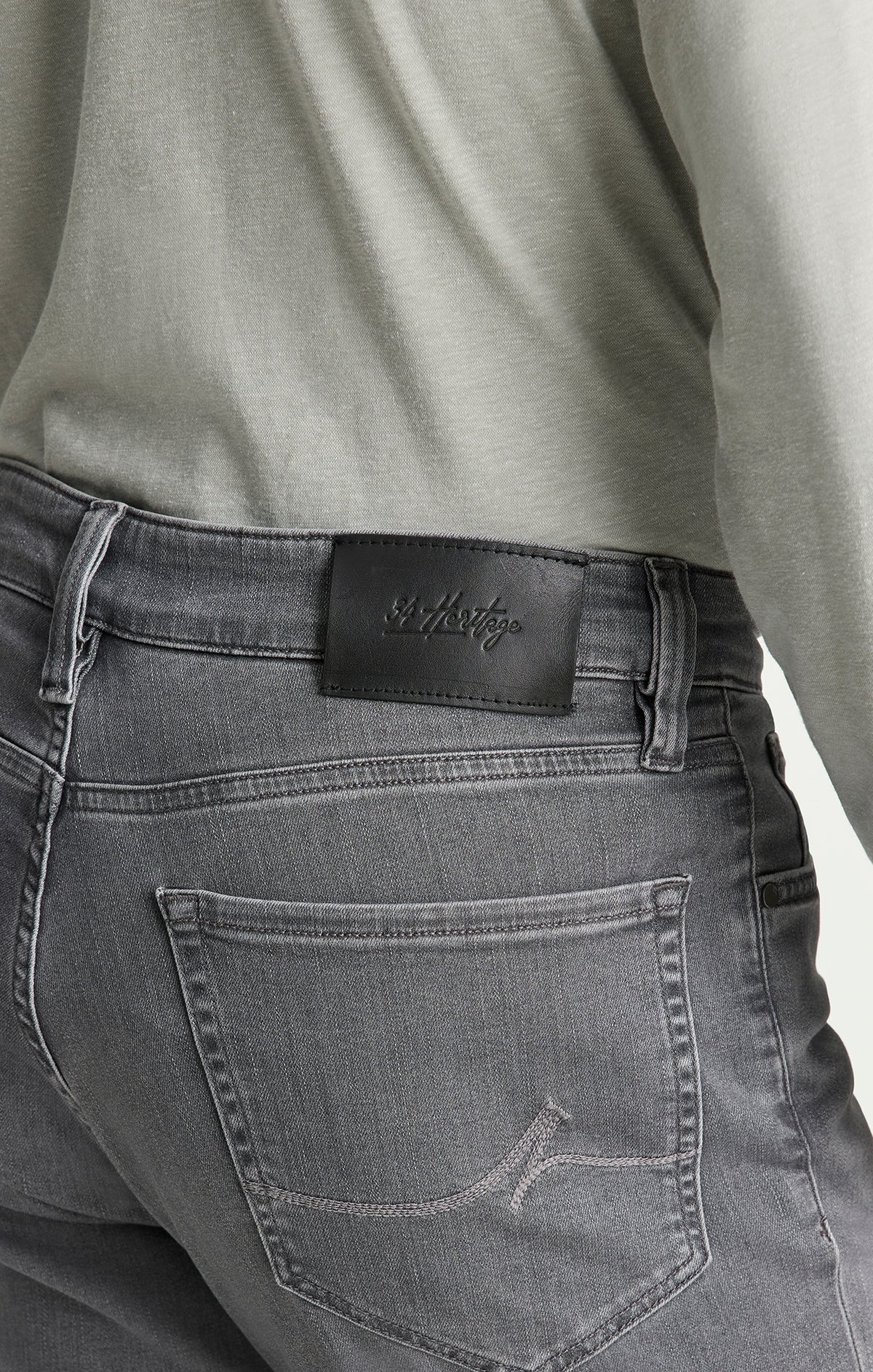 Charisma Relaxed Straight Jeans in Light Smoke Brushed Urban