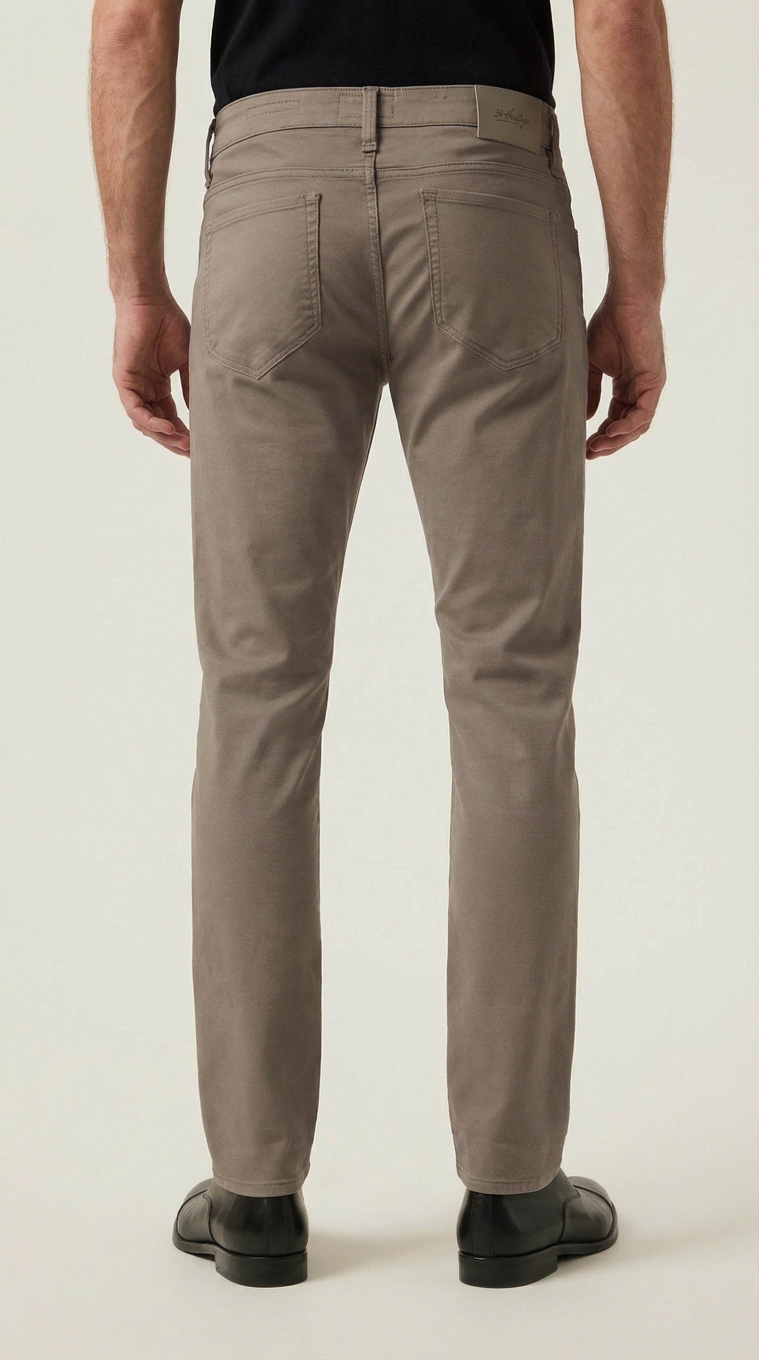 34 Heritage Men's Courage Straight Leg Pants in Taupe Coolmax