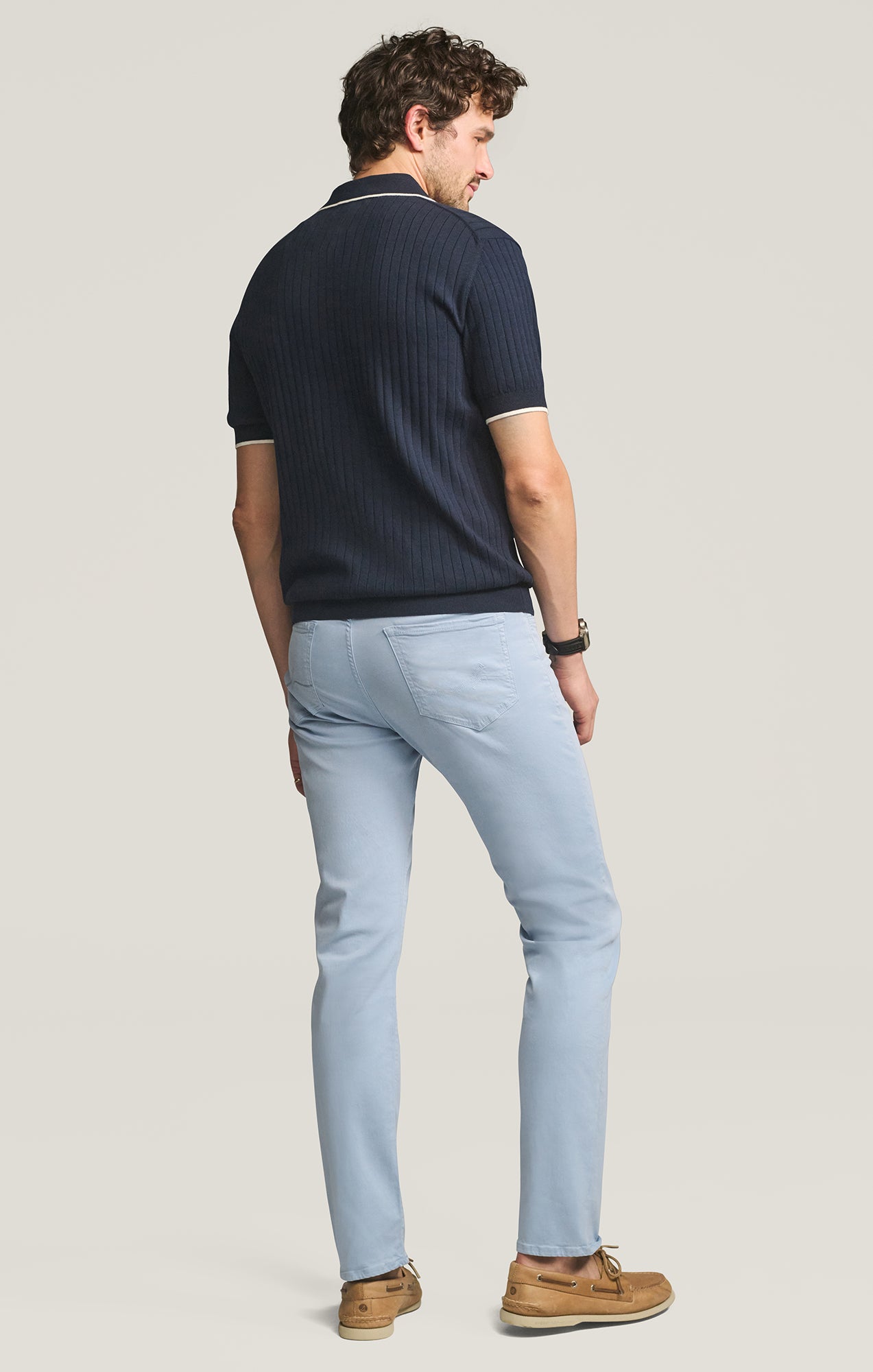 Courage Straight Leg Pants in Sky Twill