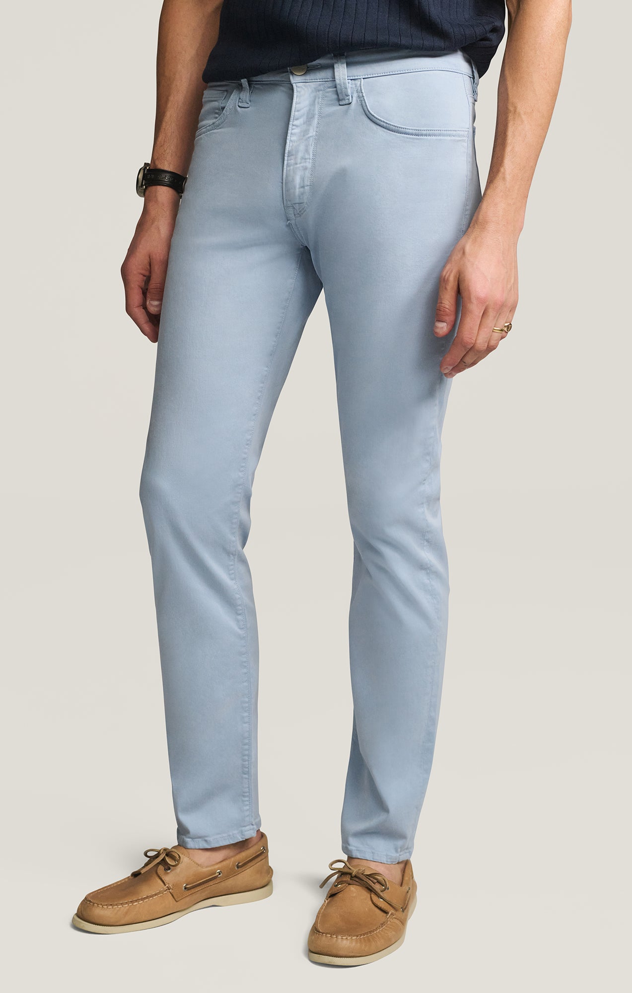 Courage Straight Leg Pants in Sky Twill