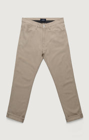 Courage Straight Leg Pants In Wheat Cross Twill