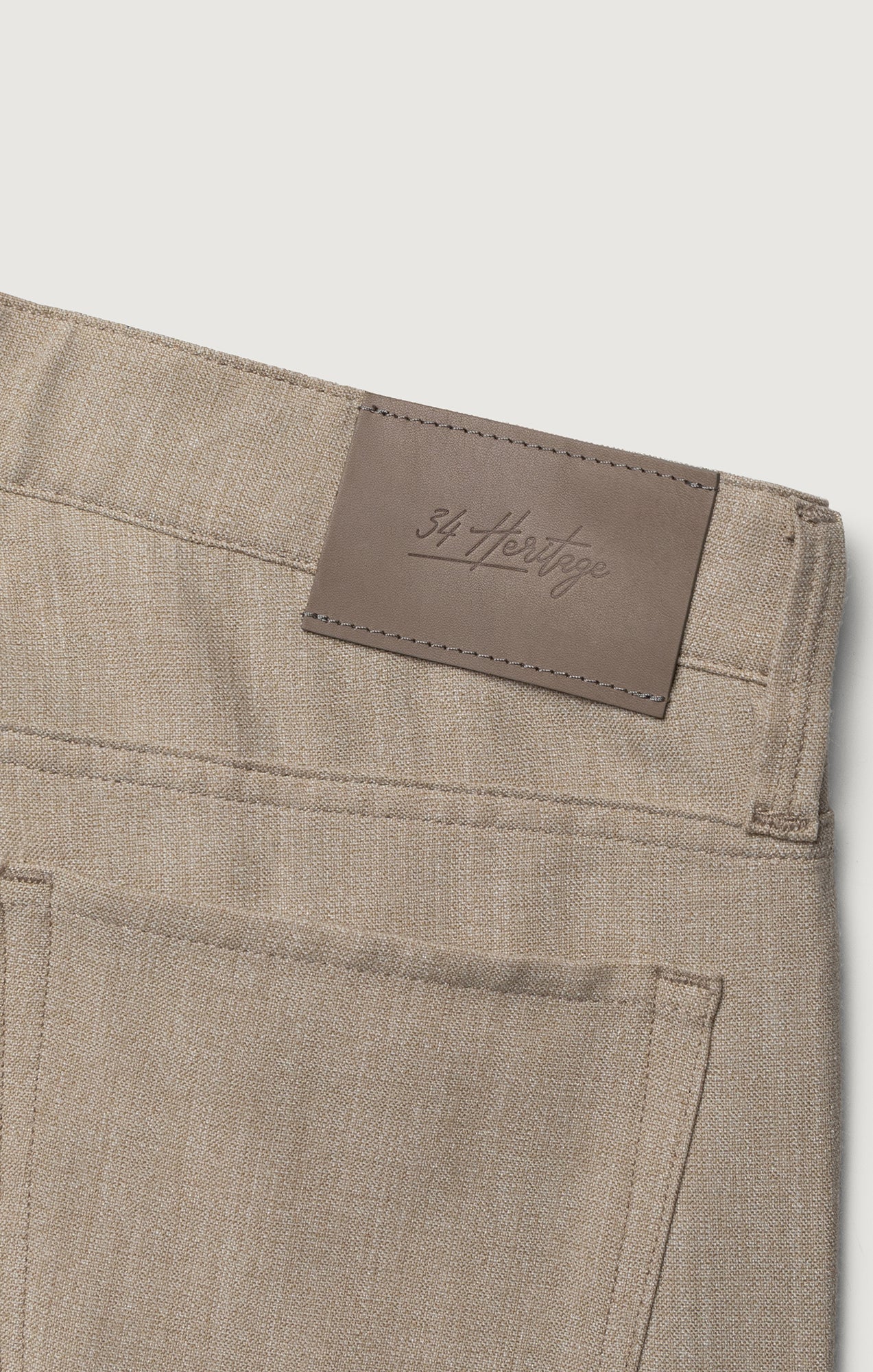 Courage Straight Leg Pants In Wheat Cross Twill