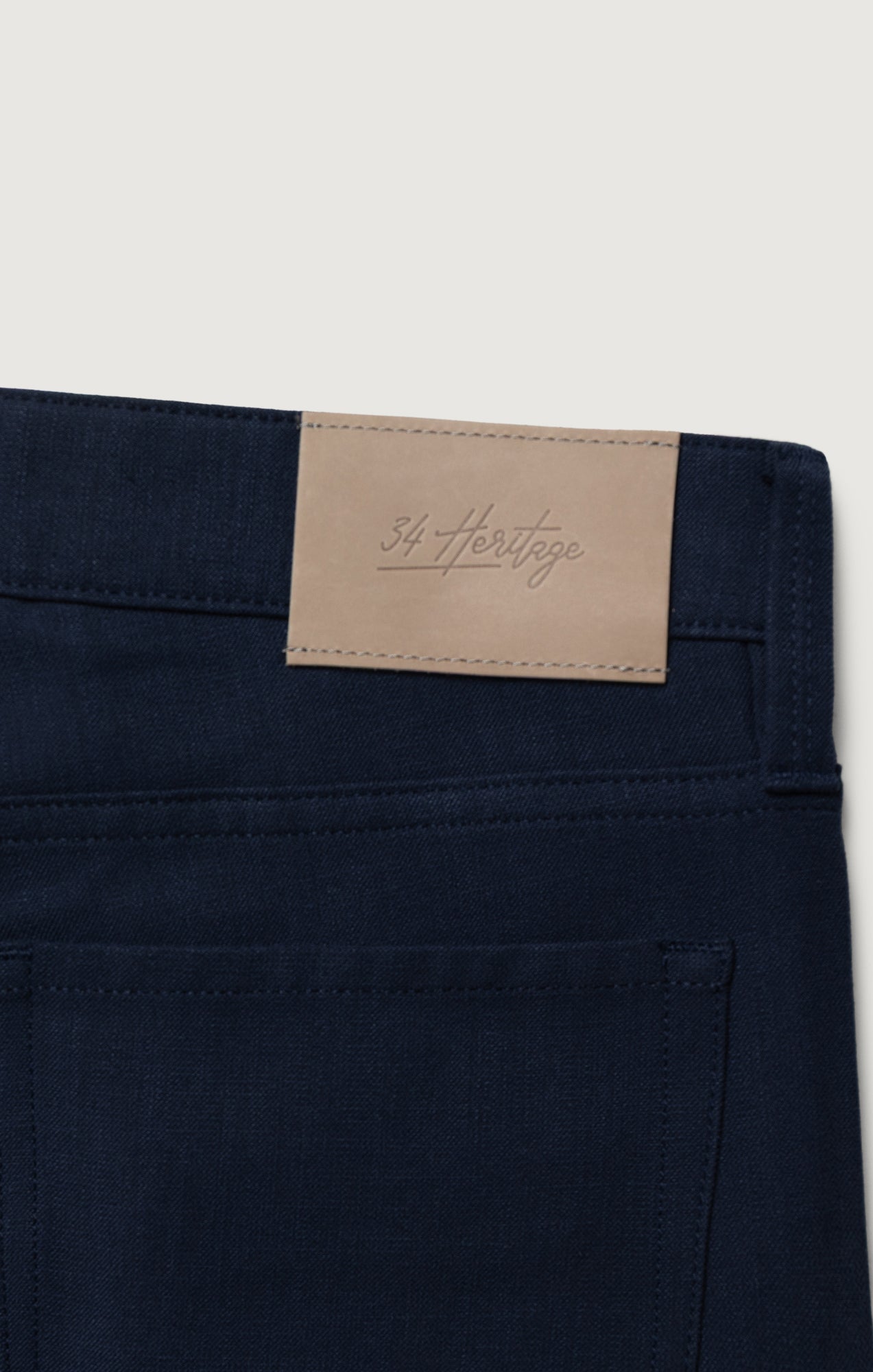 Courage Straight Leg Pants In Deep Ocean Cross Twill