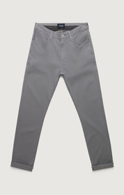 Courage Straight Leg Pants In Pewter Cloud Luxe