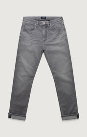 Courage Straight Leg Jeans In Light Smoke Brushed Urban