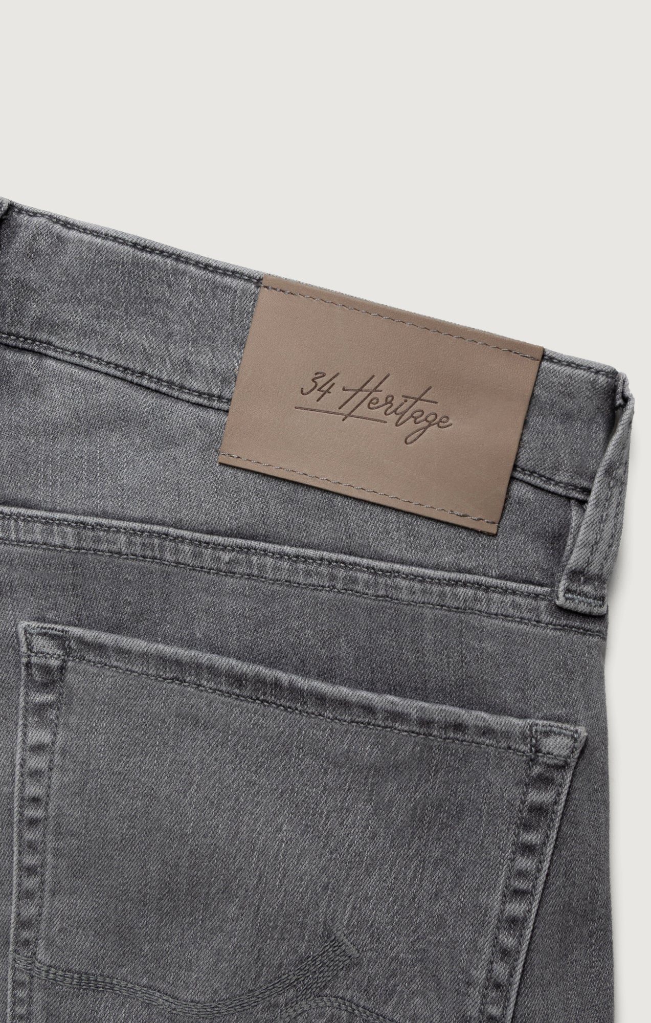 Courage Straight Leg Jeans In Light Smoke Brushed Urban
