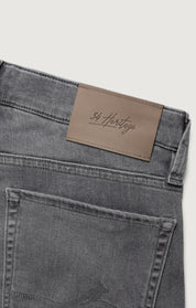 Courage Straight Leg Jeans In Light Smoke Brushed Urban