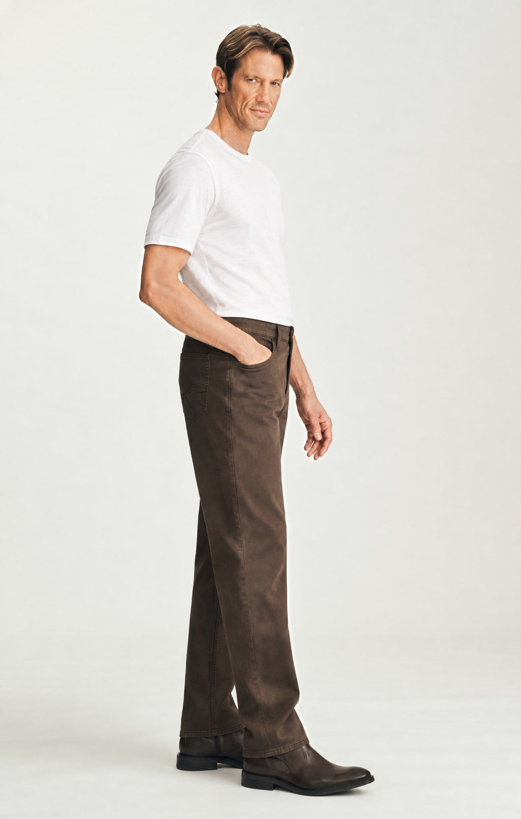 Charisma Relaxed Straight Pants in Bitter Twill