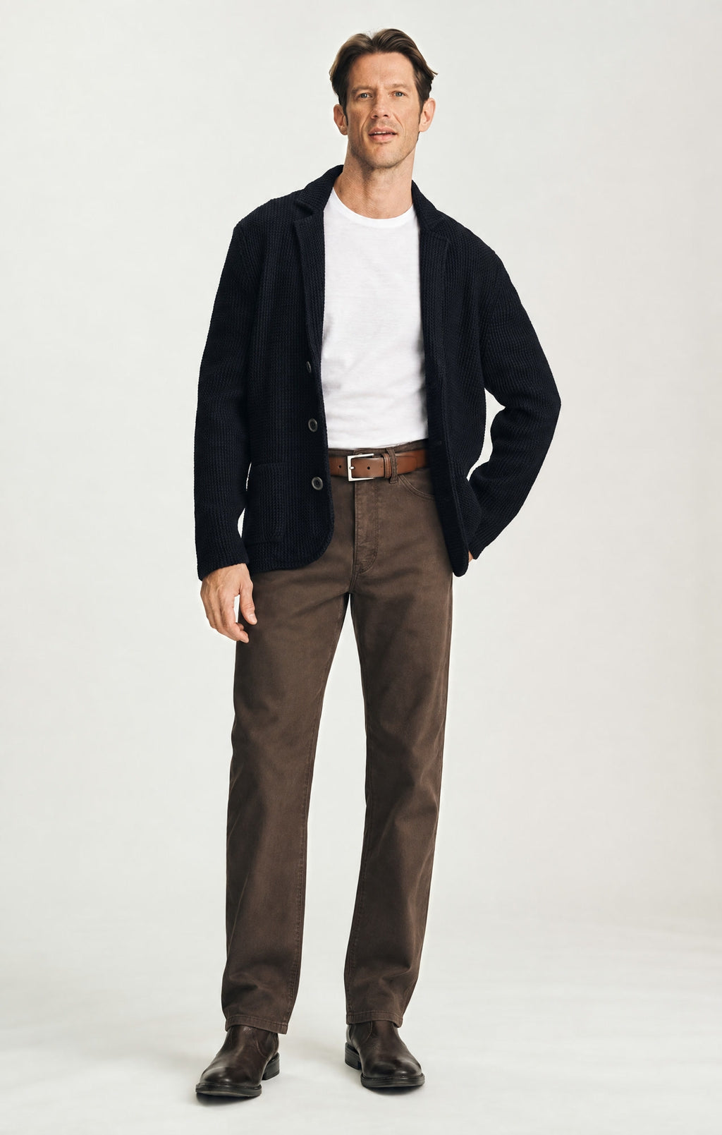 Charisma Relaxed Straight Pants in Bitter Twill