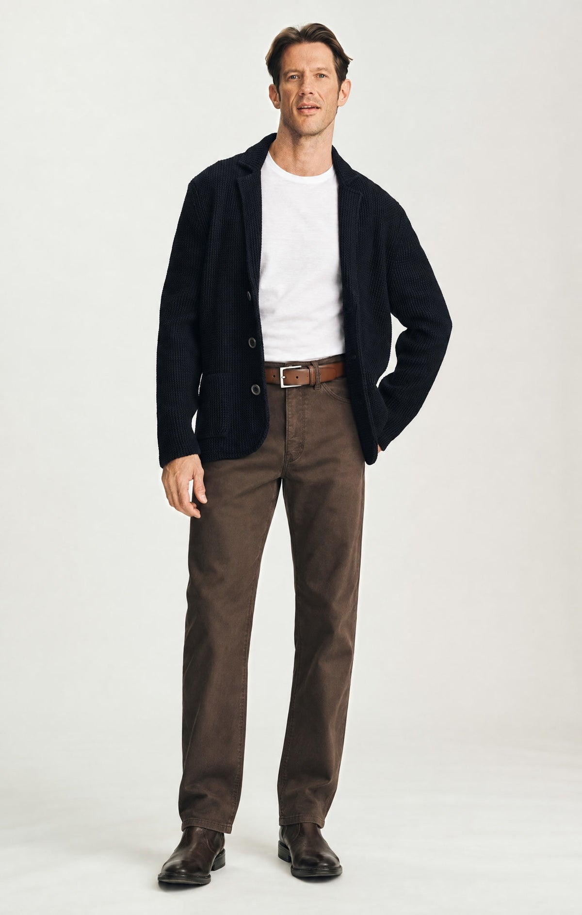 Charisma Relaxed Straight Pants in Bitter Twill