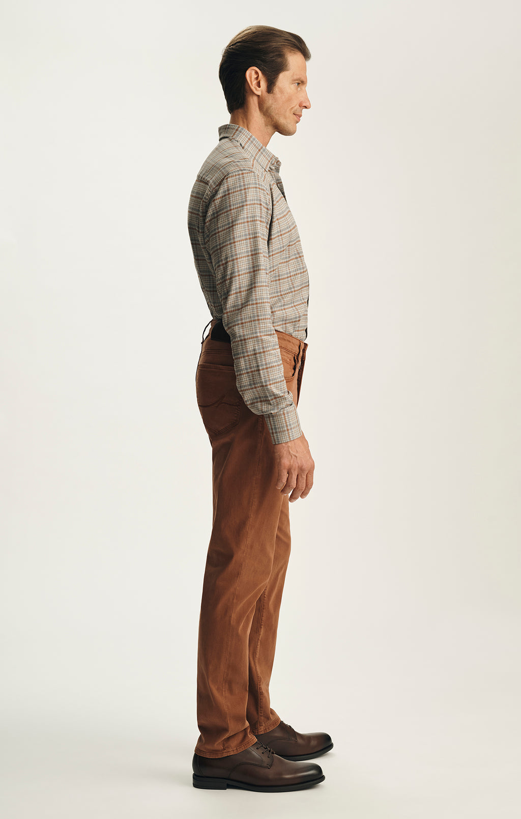 Courage Straight Leg Pants in Terracotta Twill
