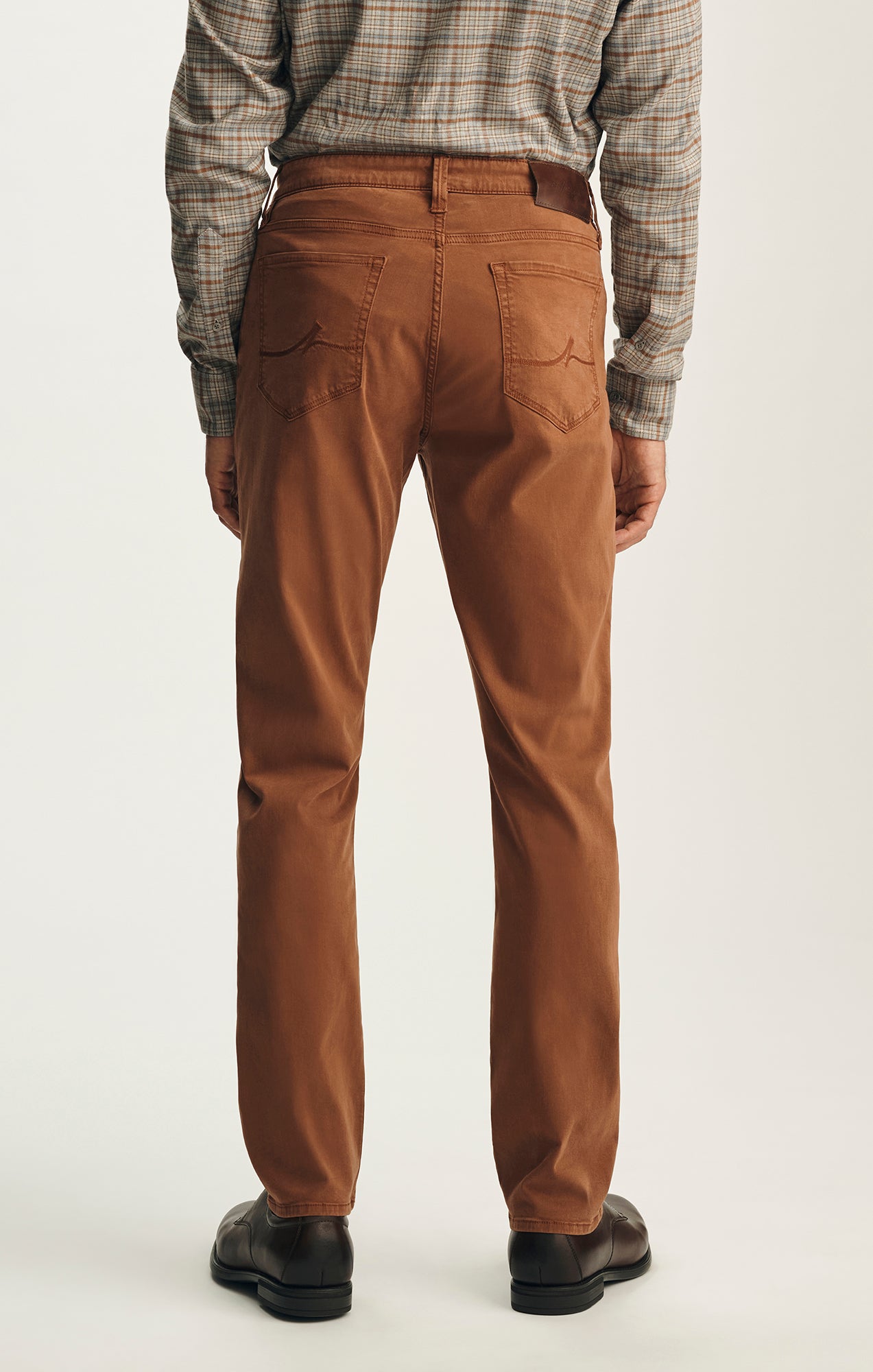 Courage Straight Leg Pants in Terracotta Twill