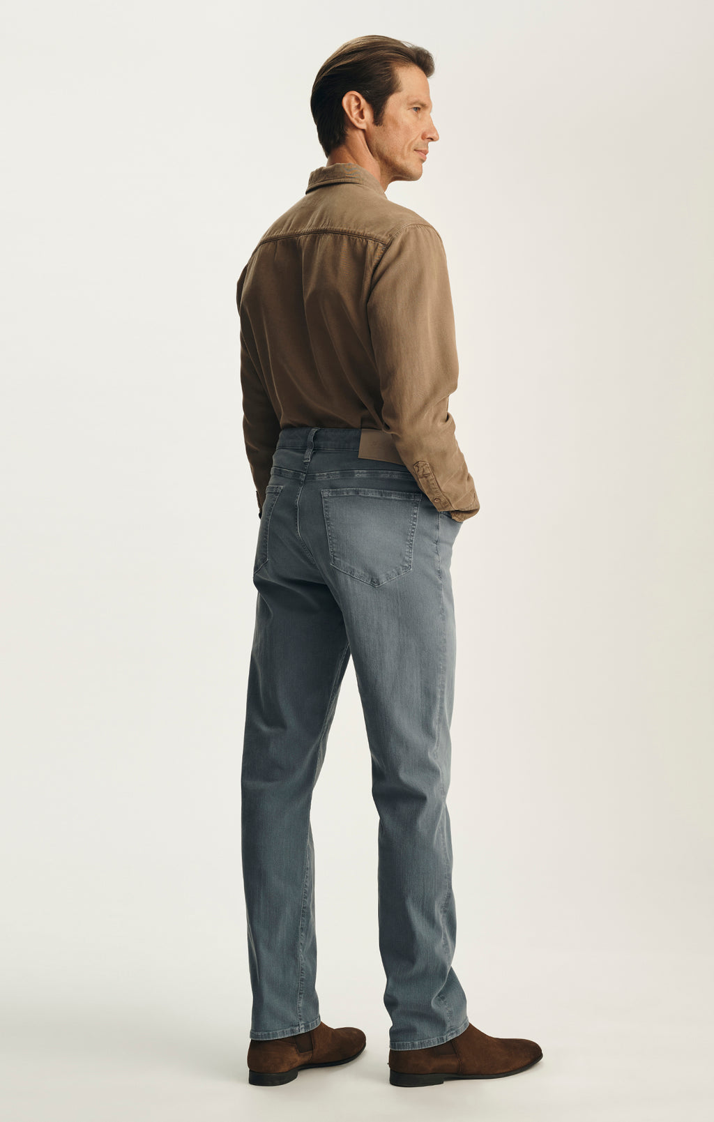 Courage Straight Leg Pants in Stone Urban