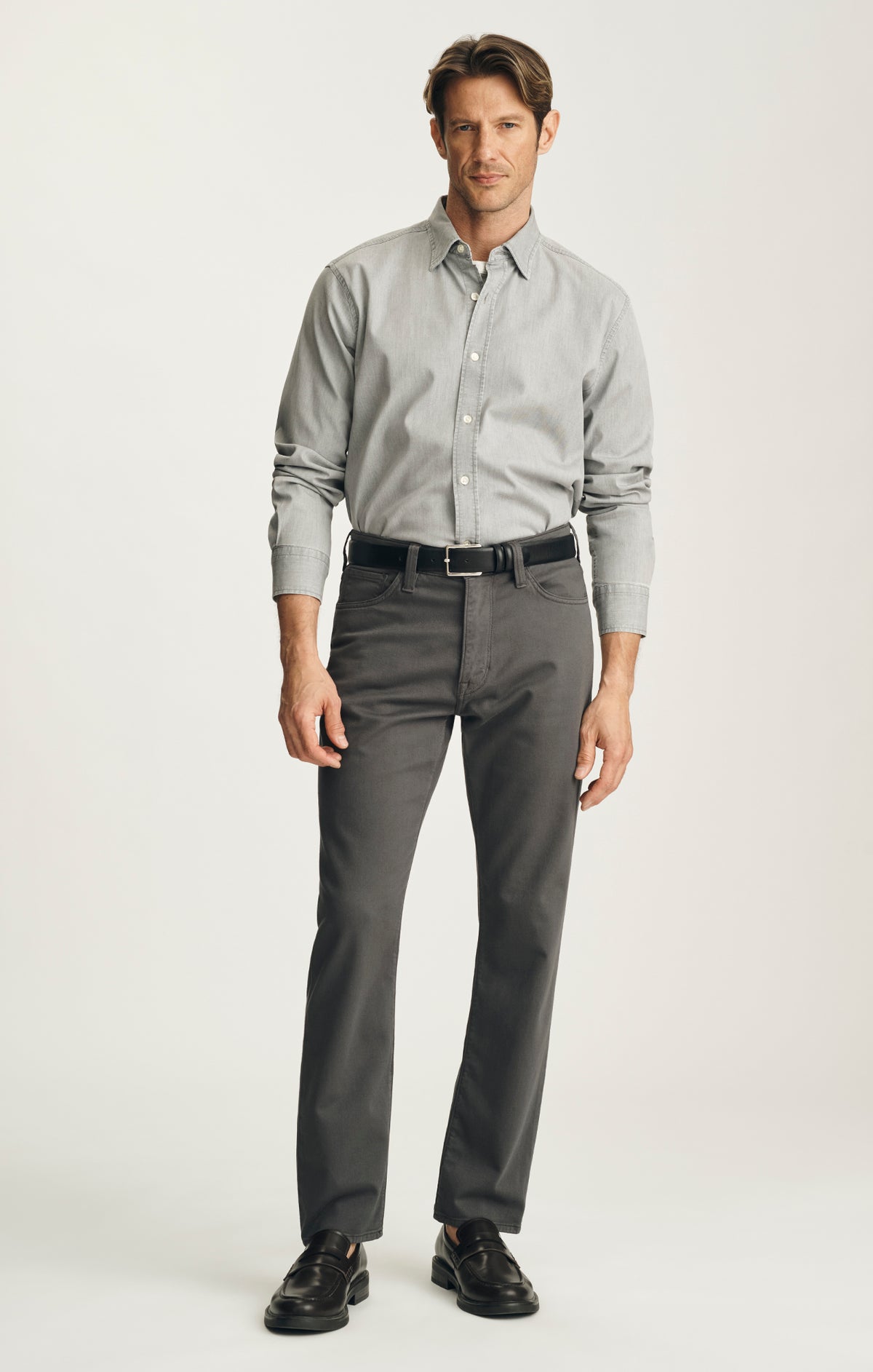 Courage Straight Leg Pants in Anchor Wool Luxe