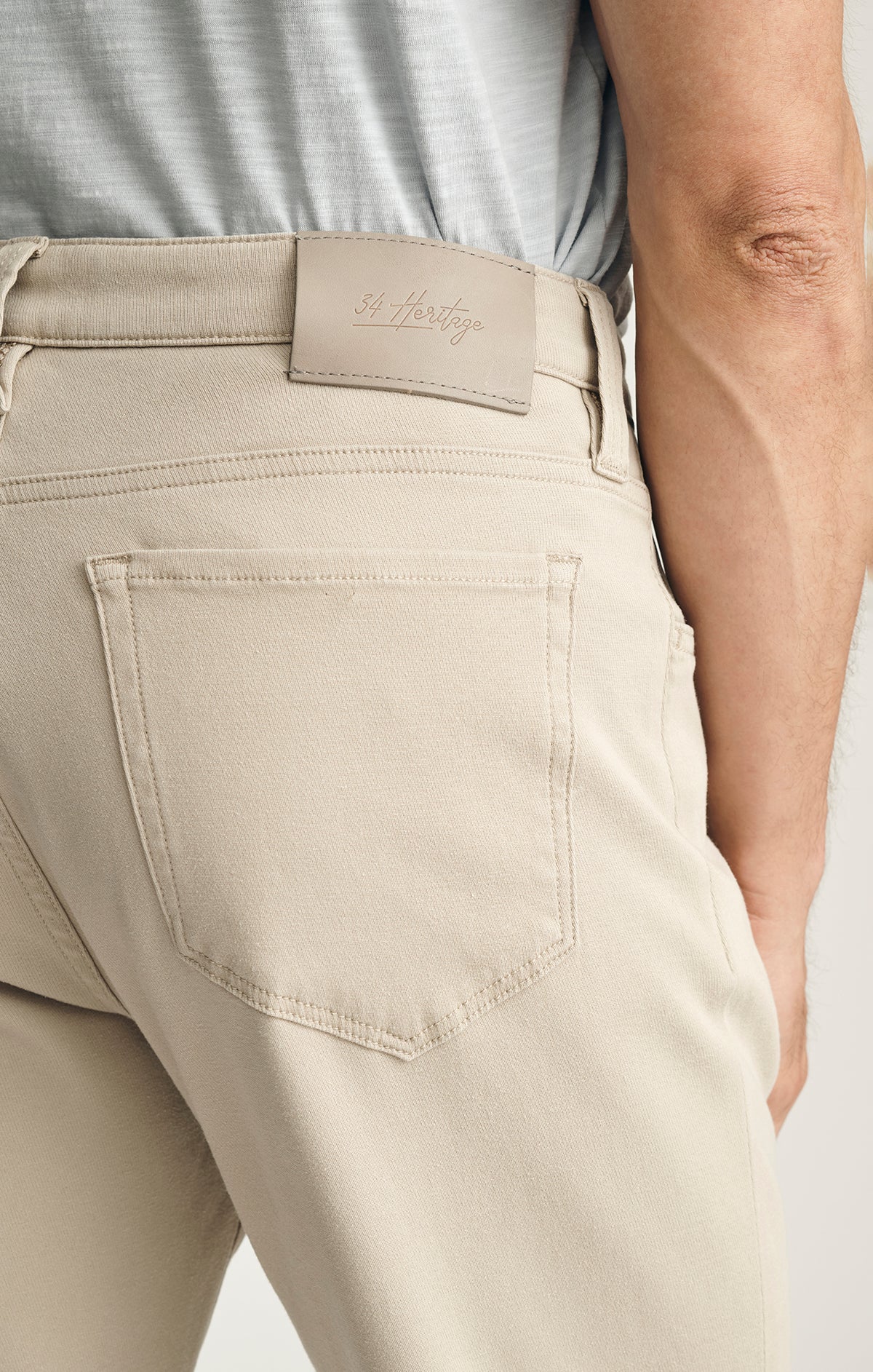 Courage Straight Leg Pants in Bone Cloud Luxe