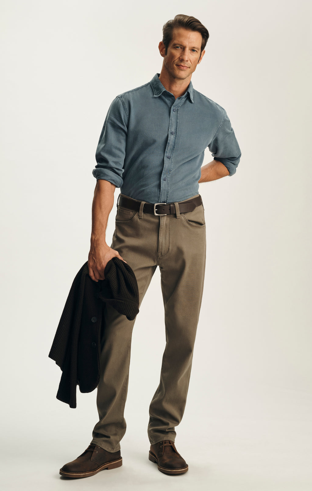 Courage Straight Leg Pants in Mercury Cloud Luxe